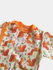 Бежевый детская кофточка из футера, с начесом, распашонка для новорожденных