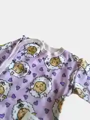 Лавандовый детская кофточка из футера, с начесом, распашонка для новорожденных