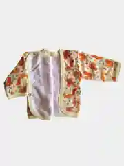 Золотой детская кофточка из футера, с начесом, распашонка для новорожденных