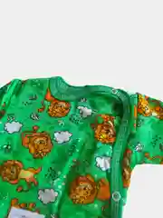 Бирюзовый детская кофточка из футера, с начесом, распашонка для новорожденных