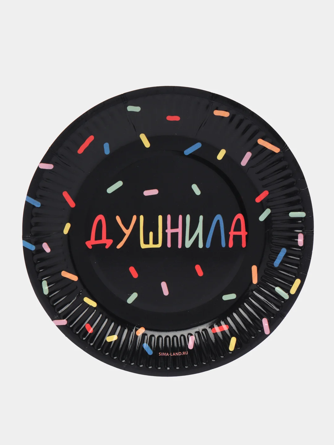 Кремовый колпак, одноразовые тарелки бумажные "Душнила"