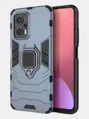 Красный чехол противоударный для Xiaomi Poco X4 GT (Сяоми Поко Х4 ГТ), с кольцом