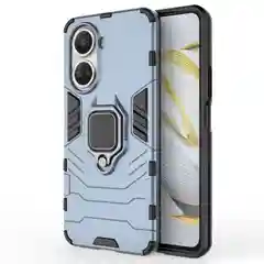 Черный чехол противоударный с кольцом на Huawei Nova 10 SE (Хуавей Нова 10 СЕ)