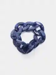 Индиго кольца акриловые, однотонные