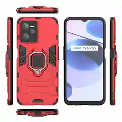 Чехол противоударный с кольцом-держателем на Realme C35 (Реалми С35)