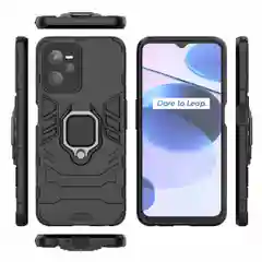 Чехол противоударный с кольцом-держателем на Realme C35 (Реалми С35)