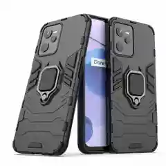 Чехол противоударный с кольцом-держателем на Realme C35 (Реалми С35)
