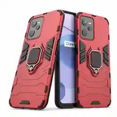 Чехол противоударный с кольцом-держателем на Realme C35 (Реалми С35)
