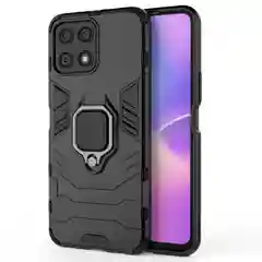 Красный чехол противоударный на Honor X8, с кольцом-держателем