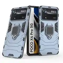Чехол противоударный с кольцом-держателем на Xiaomi Poco X4 Pro 5G (Сяоми Поко Х4 Про 5G)