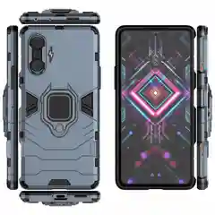 Чехол противоударный с кольцом-держателем на Xiaomi Poco F3 GT (Сяоми Поко Ф3 ГТ)