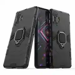 Чехол противоударный с кольцом-держателем на Xiaomi Poco F3 GT (Сяоми Поко Ф3 ГТ)