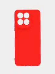 Красный чехол для Honor X8a / Хонор Х8а, силиконовый, матовый