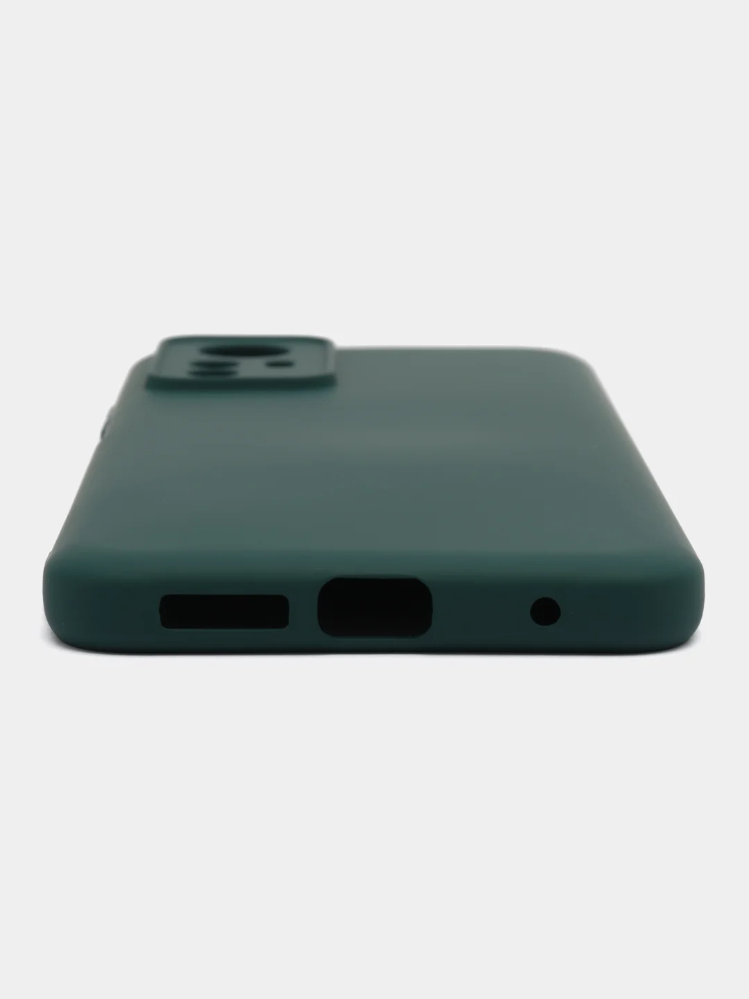 Тёмно-зелёный чехол для Redmi Note 12S, Редми Нот 12С, силиконовый Silicone Cover