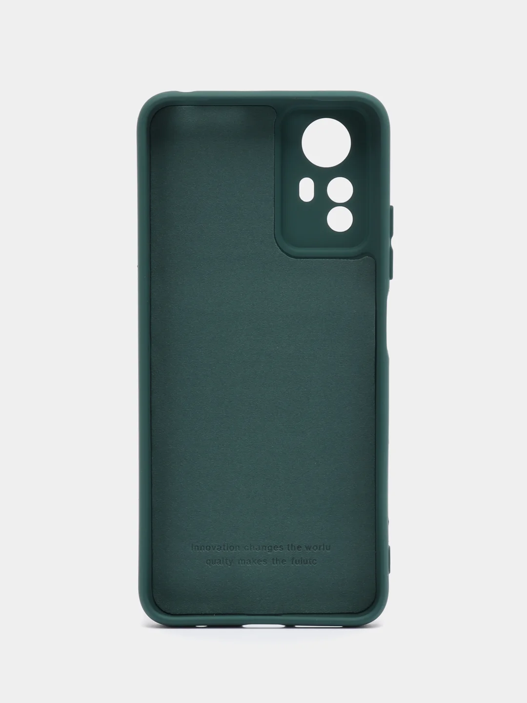 Тёмно-зелёный чехол для Redmi Note 12S, Редми Нот 12С, силиконовый Silicone Cover
