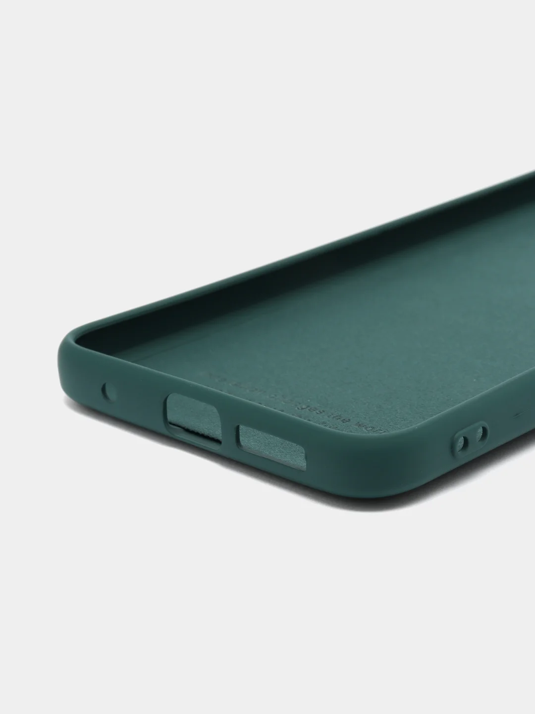 Тёмно-зелёный чехол для Redmi Note 12S, Редми Нот 12С, силиконовый Silicone Cover