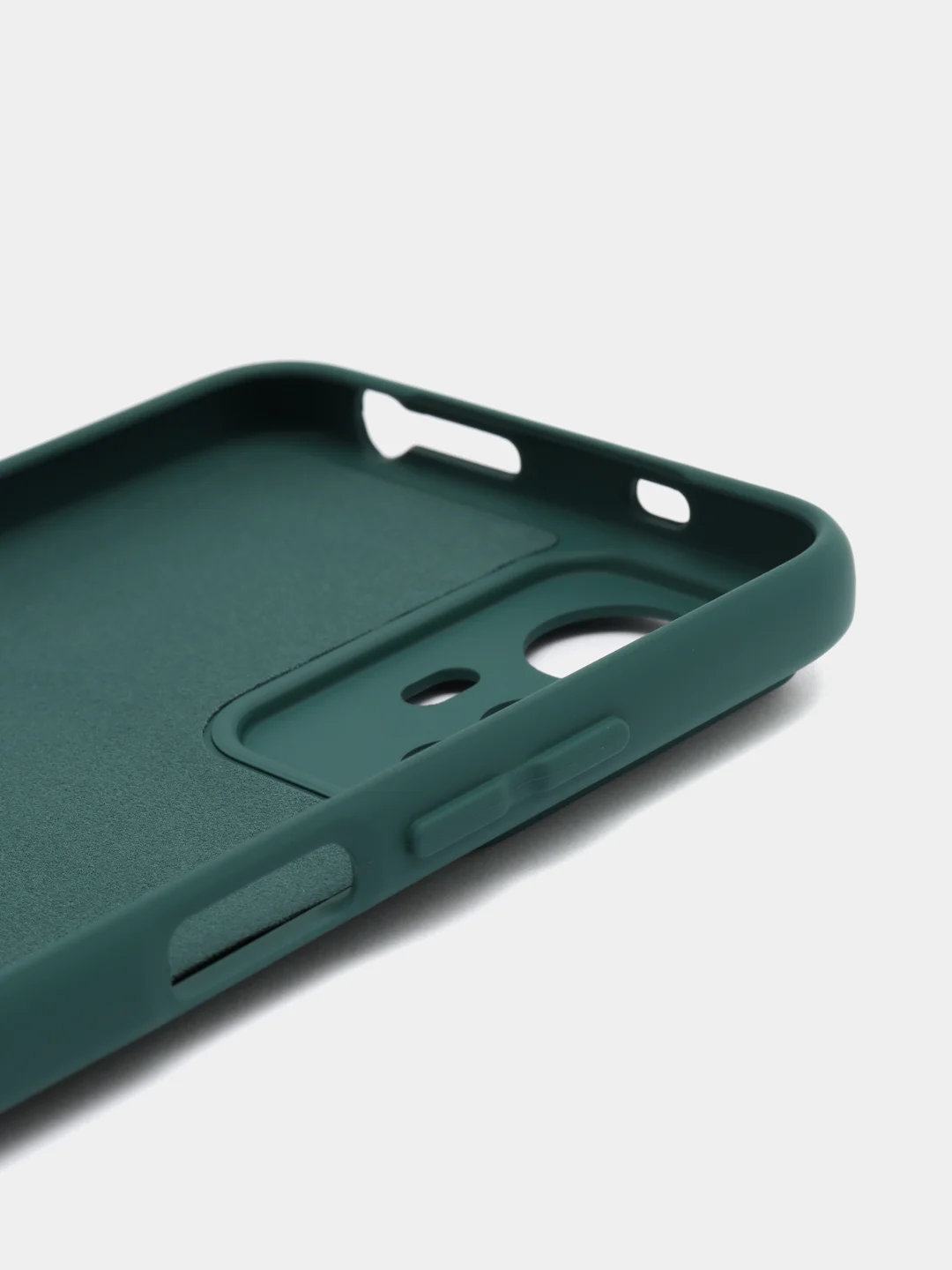 Тёмно-зелёный чехол для Redmi Note 12S, Редми Нот 12С, силиконовый Silicone Cover