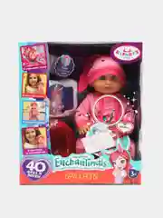 Развивающая интерактивная кукла-пупс "Enchantimals" 25 см, говорящая, 40 фраз и песен