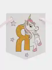 Гирлянда "С Днем Рождения!", "Единорог", "Минни Маус", 215 см, для девочек