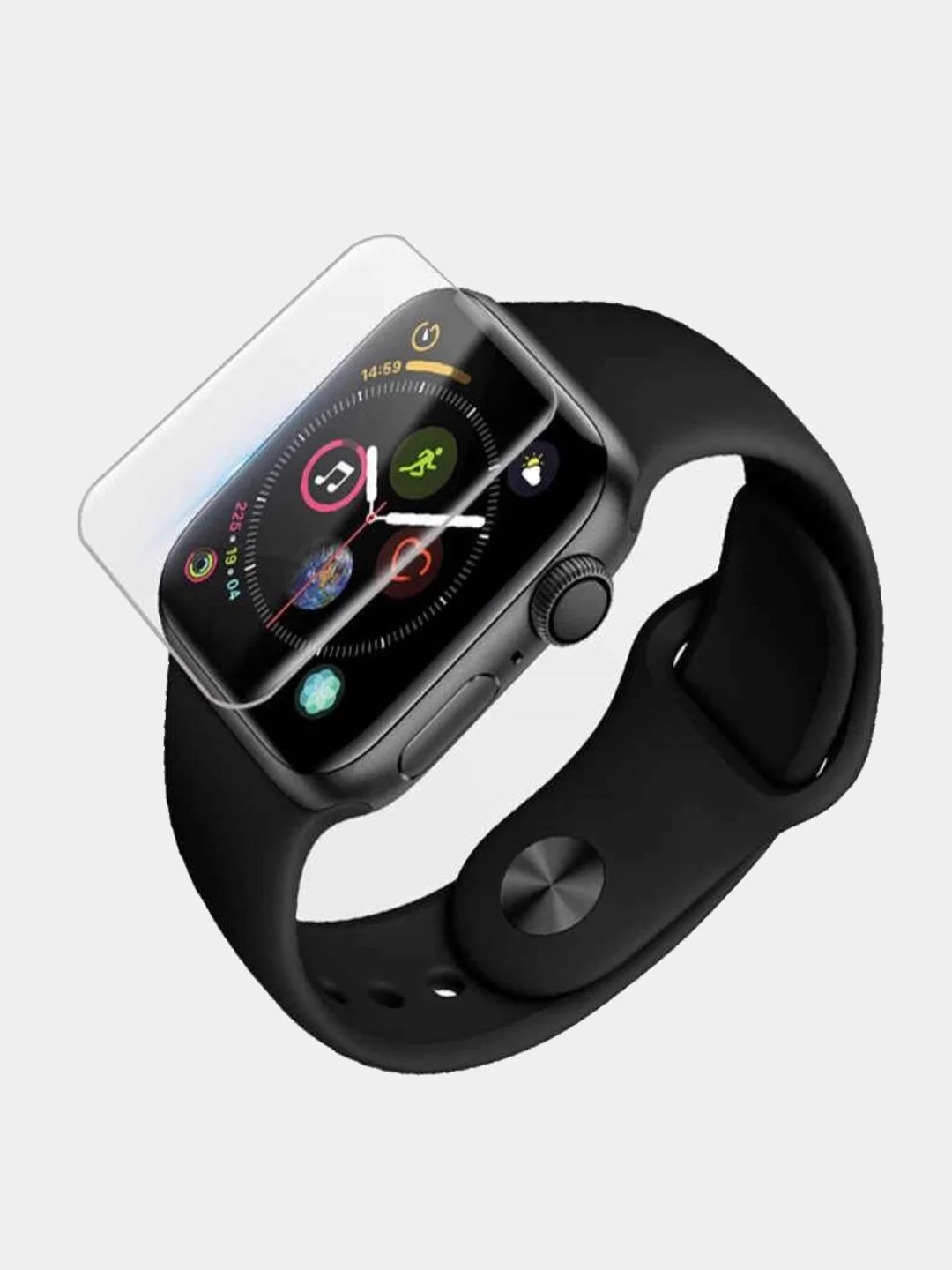 Гидрогелевая защитная плёнка Apple Watch 1, 2, 3, 4, 5, 6, 7, SE 38, 40, 41, 42, 44, 45