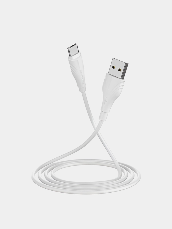 Кабель 3.0А USB Type-C 2м для БЫСТРОЙ зарядки и передачи данных Borofone BX18