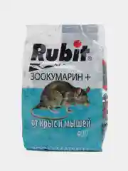 Rubit "Зоокумарин", 400 гр, зерновая смесь от крыс и мышей