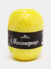 Желтый пряжа Мастерица Хозяюшка Рукодельница нить для вязания мочалок 100% полипропилен 50 г