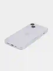 Прозрачный блестящий чехол для Apple iPhone 14 силиконовый BROSCORP прозрачный, бортик- защита камер
