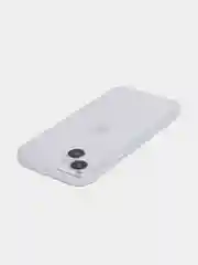 Прозрачный блестящий чехол для Apple iPhone 14 силиконовый BROSCORP прозрачный, бортик- защита камер