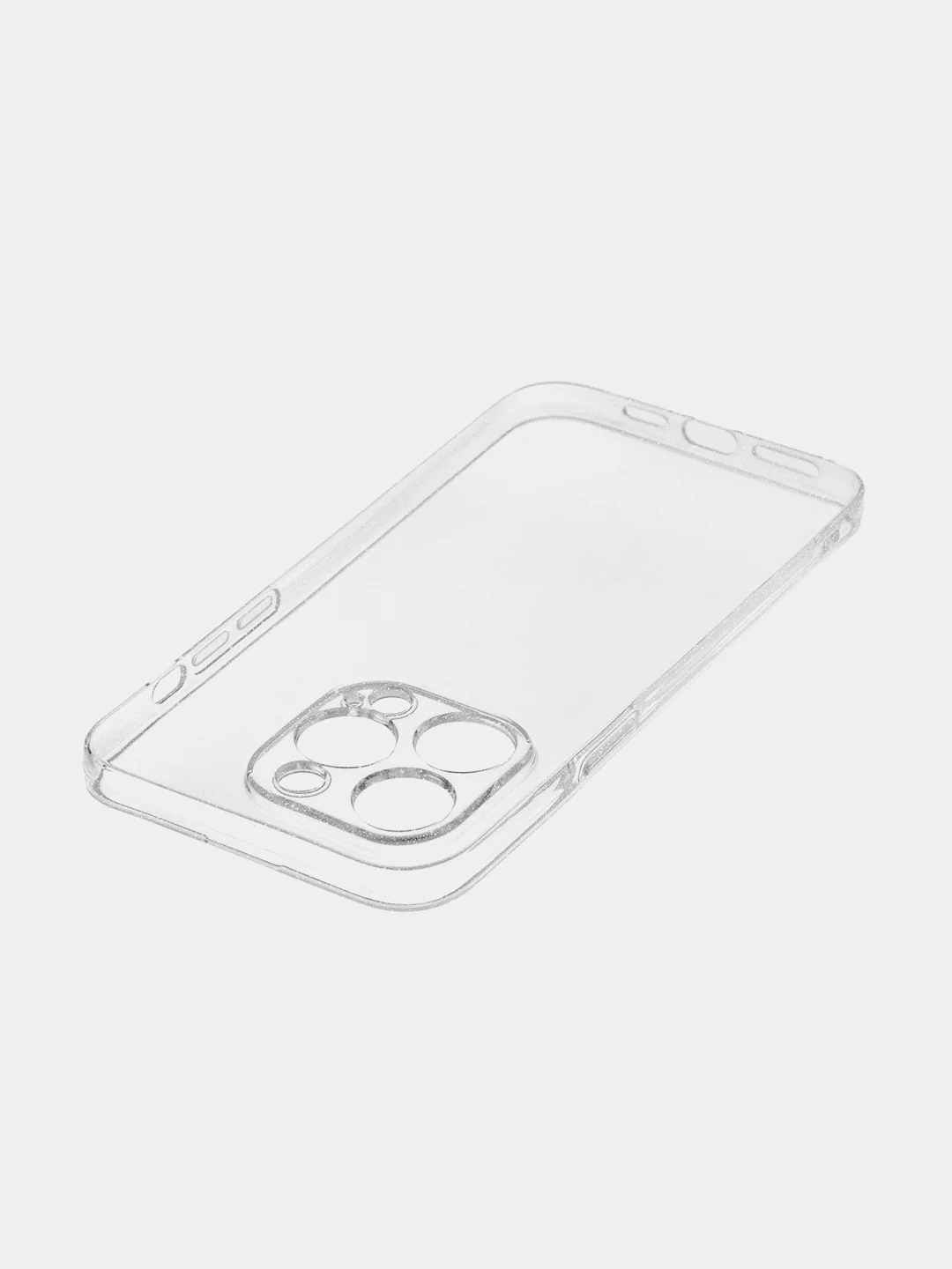 Прозрачный блестящий прозрачный чехол для Apple iPhone 14 Pro Max силиконовый, BROSCORP, защита камер