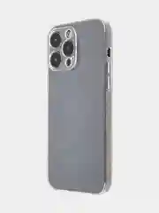 Прозрачный блестящий прозрачный чехол для Apple iPhone 14 Pro Max силиконовый, BROSCORP, защита камер