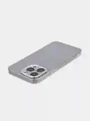 Прозрачный блестящий прозрачный чехол для Apple iPhone 14 Pro Max силиконовый, BROSCORP, защита камер