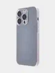 Прозрачный блестящий прозрачный чехол для Apple iPhone 14 Pro, силиконовый BROSCORP с защитой камер