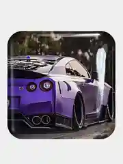 Вишнёвый 3d стикеры (наклейки) на телефон - тачки, машины