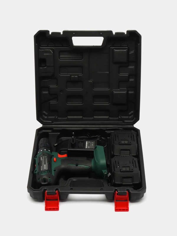 Шуруповерт аккумуляторный OBS 21 DC SET, 21 В, 30 Hm, 2 скорости, кейс, ЗУ, 2*АКБ 2 Ач