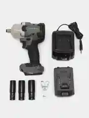 Гайковерт аккумуляторный OBS 21 TW1000 PROF, 21В, 4 Ач, 1000 Нм, бесщеточный двигатель, кейс, ЗУ, АКБ
