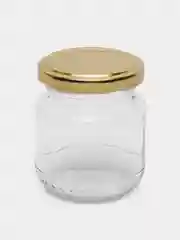 Банка для свечей с крышкой, стеклянная