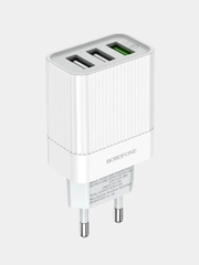 Блок питания для Быстрой зарядки 3USB 3.0 A, Borofone BA40A
