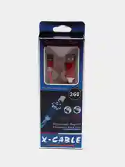 Зеленый кабель магнитный светящийся micro-USB, Lightning, Type-C, 2.1А, Android, iPhone