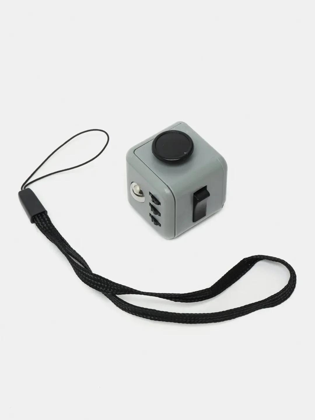 Угольный кубик-антистресс Fidget Cube (фиджет куб) игрушка развивающая, тактильная, сенсорная