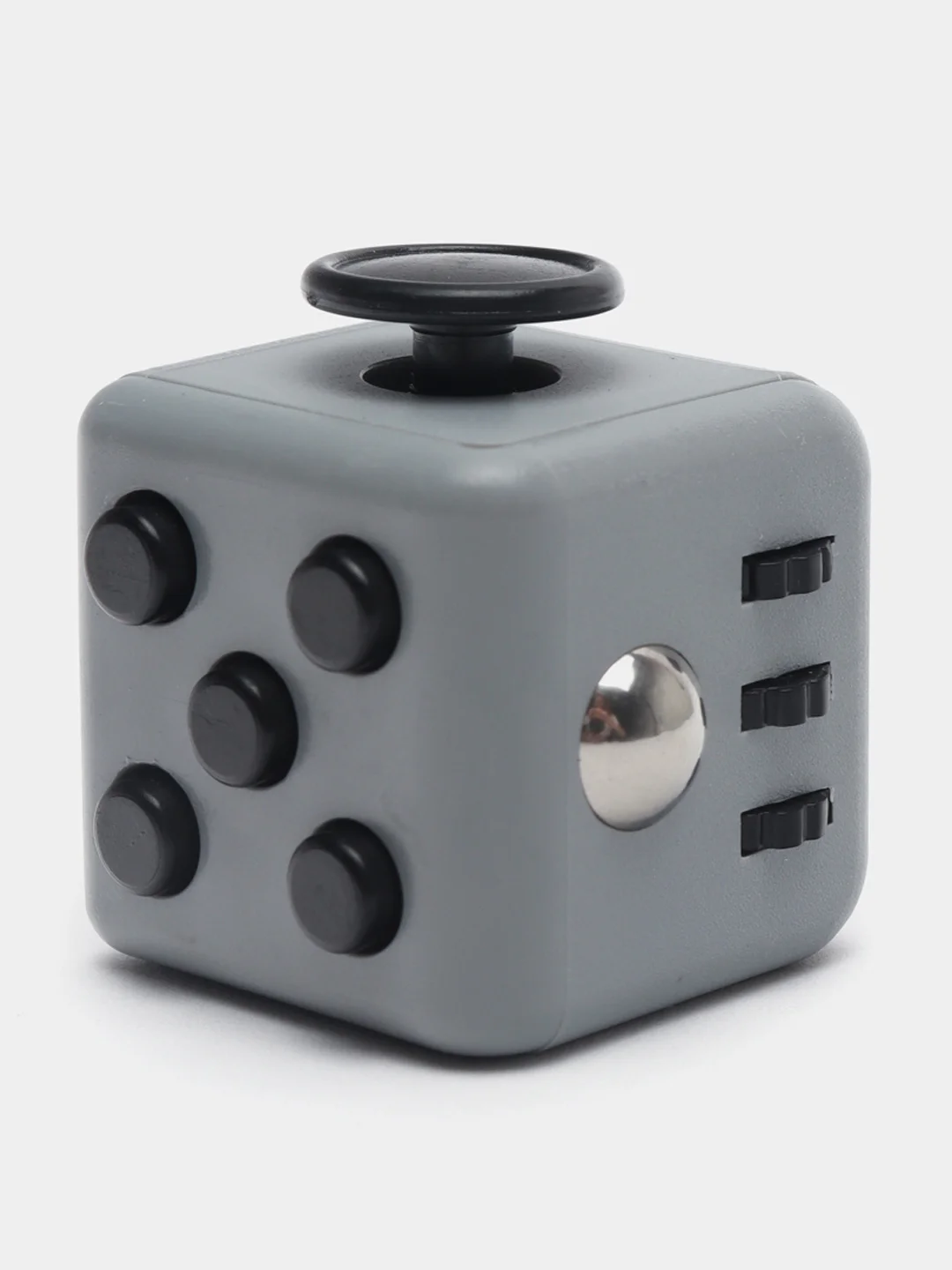 Угольный кубик-антистресс Fidget Cube (фиджет куб) игрушка развивающая, тактильная, сенсорная