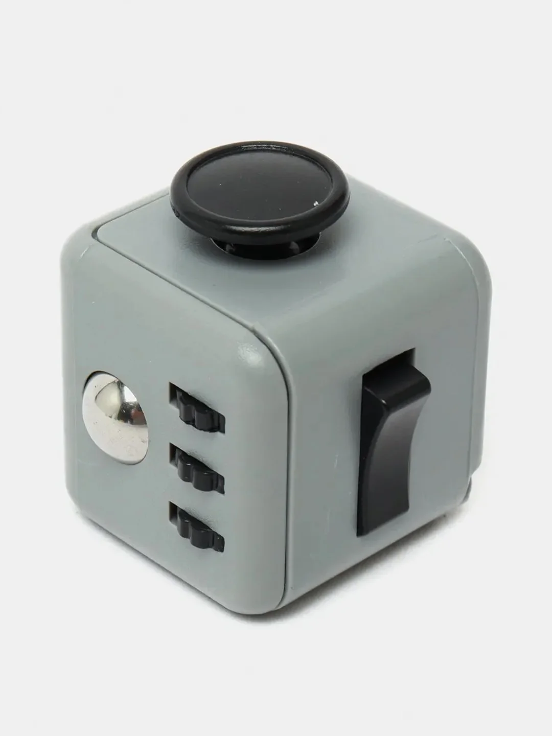 Угольный кубик-антистресс Fidget Cube (фиджет куб) игрушка развивающая, тактильная, сенсорная
