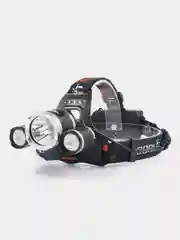 Налобный аккумуляторный фонарь-T6 и 2 зарядных устройства, 220/12 V