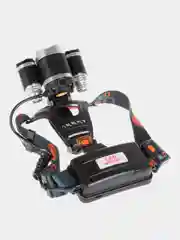 Налобный аккумуляторный фонарь-T6 и 2 зарядных устройства, 220/12 V