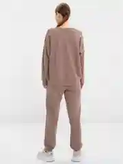 Бежевый женский спортивный костюм