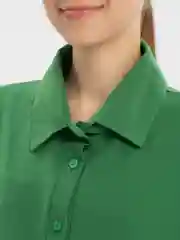 Зеленый женская рубашка