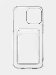 Молочный чехол для Apple iPhone 15,14,13,Pro Max/Pro/Plus/Mini силиконовый BROSCORP с защитой камер