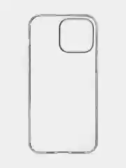 Прозрачный чехол для Apple iPhone 15,14,13,Pro Max/Pro/Plus/Mini силиконовый BROSCORP с защитой камер