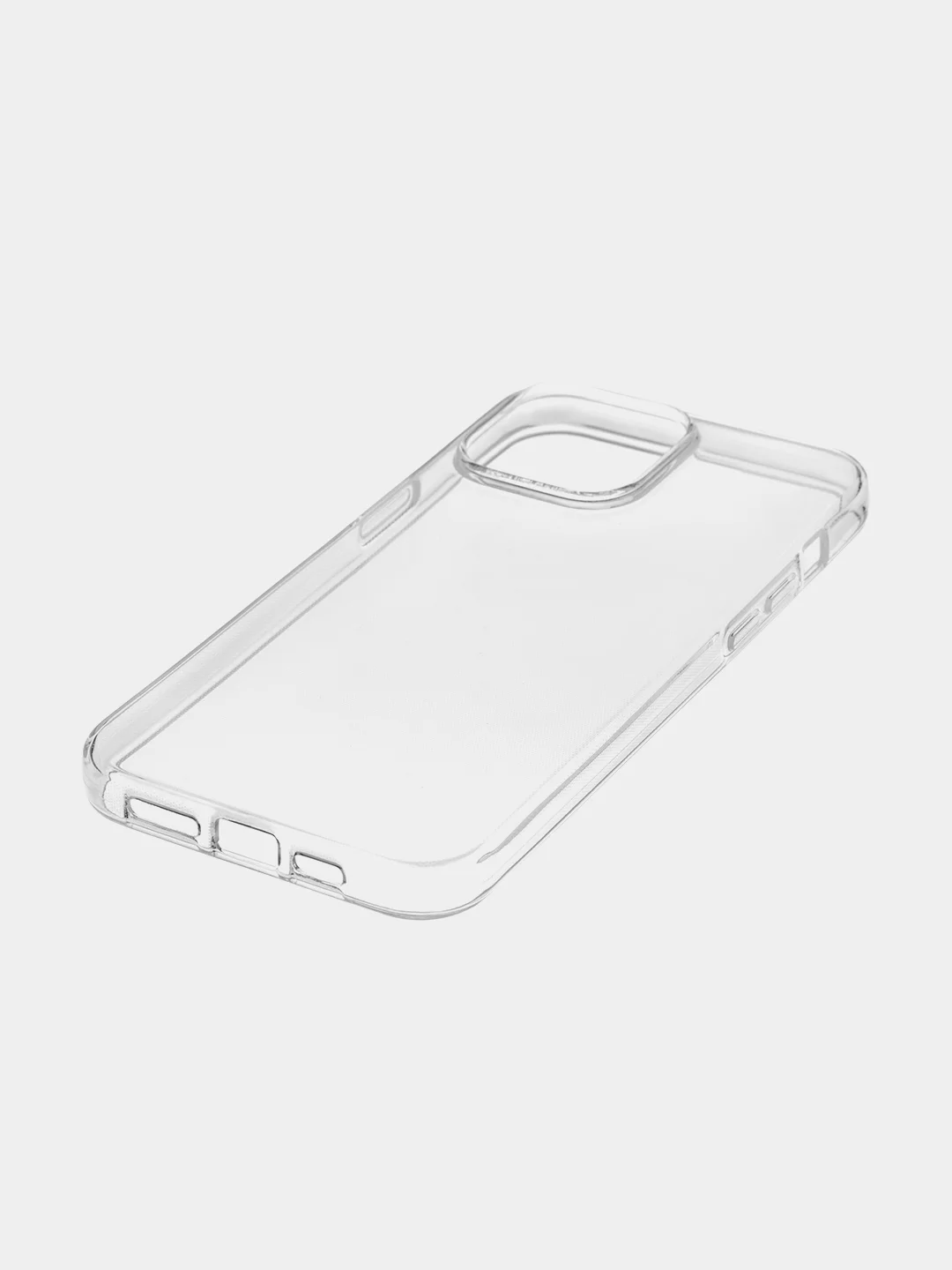 Прозрачный чехол для Apple iPhone 15,14,13,Pro Max/Pro/Plus/Mini силиконовый BROSCORP с защитой камер