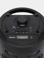 Колонка беспроводная ZQS 4239 (S), с микрофоном для караоке, с подсветкой